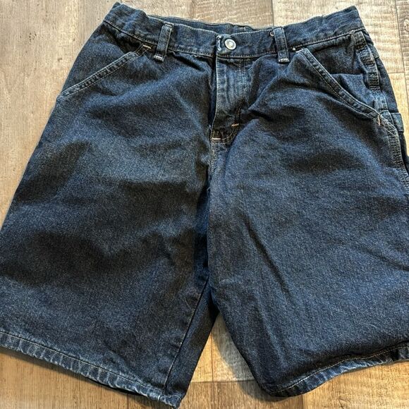 WRANGLER Jean Co kids denim shorts- size 10 husky - Picture 4 of 6